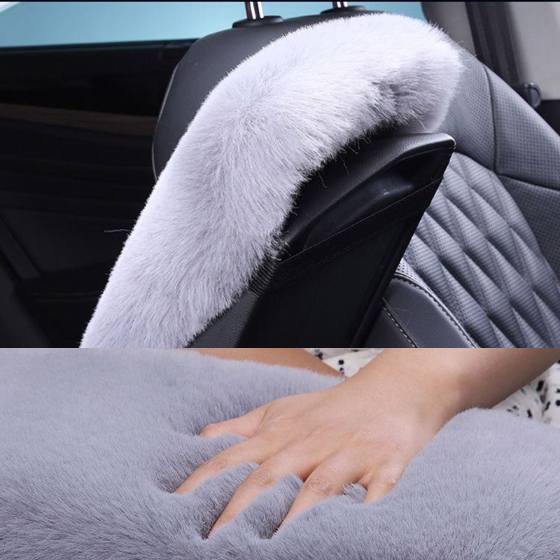 Interior Design Texture - Universele Auto Armsteun Cover Pluche Warm