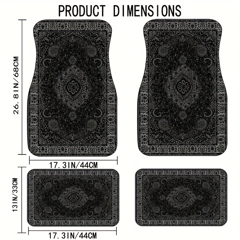 Interior Design Texture - Auto Vloermatten Rechthoekige Bandana Print Ontwerp