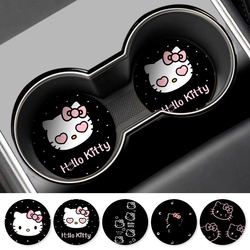 Hello Kitty bedrukte auto beke - Interior Design Ai recensie en prijs