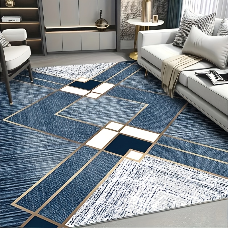 Moderne kleurblokken vloermat  - Interior Design Deck recensie en prijs